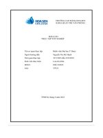 báo cáo thực tập tốt nghiệp bệnh viện đại học y dược 2023