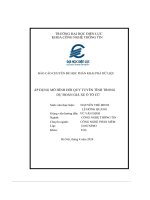 báo cáo chuyên đề học phần khai phá dữ liệu áp dụng mô hình hồi quy tuyến tính trong dự đoán giá xe ô tô cũ