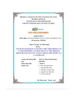 tiểu luận xây dựng kế hoạch và tổ chức thực hiện phỏng vấnvà trả lời phỏng vấn báo chí về vụ việc họp báotrong buổi ra mắt mv có đau thì đau một mình củaca sĩ orange