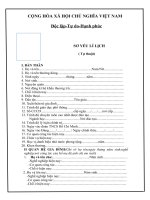 Sơ yếu lý lịch