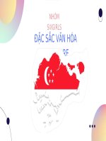 đặc sắc văn hóa singapore