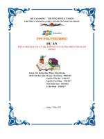 tiểu luận dự án phần mềm quản lý hệ thống cửa hàng điện thoại di động