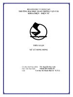 TIỂU LUẬN XỬ LÝ SONG SONG