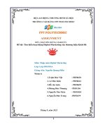 tiểu luận môn nhập môn digital marketin đề tài tìm hiểu hoạt động digital marketing của thương hiệu kinh đô