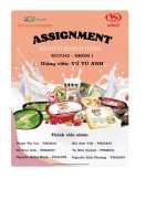 tiểu luận assignment hành vi khách hàng kem merino