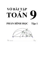 vở bài tập toán 9 tập 1 phần hình học cô lệ