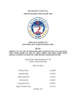 nghiên cứu các yếu tố ảnh hưởng đến ý định sử dụng các ứng dụng công nghệ chỉnh sửa ảnh và video trong việc phát triển kênh tiktok cá nhân của sinh viên