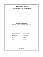 báo cáo thu hoạch học phần thực tập điện điện tử