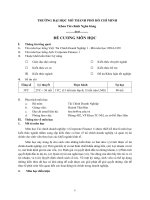 TÀI CHÍNH DOANH NGHIỆP 1