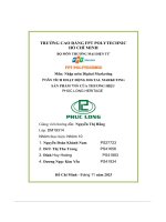 tiểu luận phân tích hoạt động digtal marketing sản phẩm trà của thương hiệu phúc long heritage