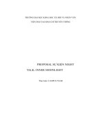 proposal sự kiện night talk inner moonlight