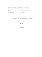 bài thi môn kế toán hành chính sự nghiệp