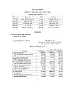 bài tập nhóm công ty cổ phần may việt tiến