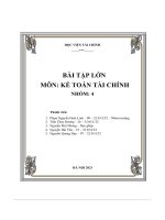 bài tập lớn kế toán tài chính doanh nghiệp phương nam sản xuất và kinh doanh sản phẩ