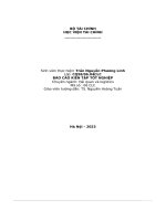 báo cáo kiến tập tốt nghiệp chuyên ngành hải quan và logistics