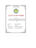 kế toán bán hàng và xác định kết quả bán hàng tại công ty tnhh thương mại kỹ thuật hkt việt nam