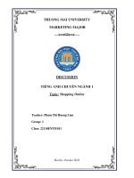 chủ đề shopping online chapter i the growth of these platform