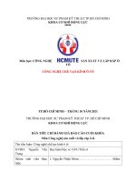 môn học công nghệ sản xuất và lắp ráp ô tô công nghệ chế tạo kính ô tô