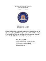 phân tích nội dung các quyết định kênh marketing và mối quan hệ giữa nó với các quyết định marketing khác trong marketing mix của doanh nghiệp nhằm đáp ứng thị trường mục tiêu liên hệ tập đoàn intel integrate