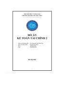 đồ án kế toán tài chính 2 kế toán tiêu thụ và xác định kết quả kinh doanh tại công ty tnhh thương mại và dịch vụ bảo ngọ