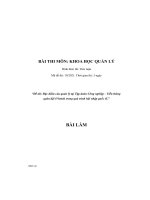 đề tài đặc điểm của quản lý tại tập đoàn công nghiệp viễn thông quân đội viettel trong quá trình hội nhập quốc tế