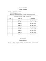 case study presentations warehouse management