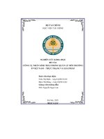 nghiên cứu khoa học đề tài công cụ nhãn sinh thái trong quản lý môi trường ở việt nam thực trạng và giải pháp