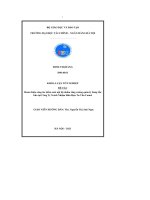hoàn thiện công tác kiểm soát nội bộ nhằm tăng cường quản lý hàng tồn kho tại công ty trách nhiệm hữu hạn tư vấn came