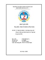 đề bài lý luận lợi nhuận và vận dụng trong việc nâng cao hiệu quả kinh doanh của vingroup trong năm 2022