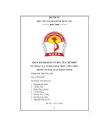 báo cáo nội dung cơ bản của chế định về công vụ cán bộ công chức viên chứctrong ngành luật hành chính