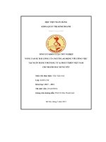 khóa luận tốt nghiệp nâng cao sự hài lòng của người lao động với công việc tại ngân hàng tmcp đầu tư phát triển việt nam chi nhánh bắc hưng yên