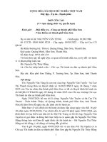 đơn tố cáo nguyễn văn tùng