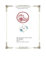 chương 3 sự lựa chọn của người tiêu dùng