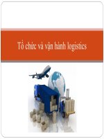 bài giảng Tổ chức và vận hành logistics