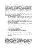 Bài tập hoạch Định nhu cầu nhân lực