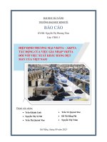 hiệp định thương mại vkfta akfta tác động của việc gia nhập vkfta đối với việc xuất khẩu hàng dệt may của việt nam