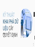 kỹ thuật khai phá dữ liệu cây quyết định