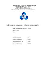 thí nghiệm hóa học hóa sinh thực phẩm xác định chỉ số axit và hàm lượng axit béo tự do