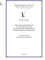 thực trạng tuân thủ điều trị của người bệnh glaucoma điều trị ngoại trú tại bệnh viện 30 4 năm 2023 và một số yếu tố liên quan