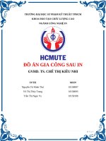 đồ án gia công sau in tạp chí đẹp