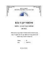 Phân Tích Các Quy Định Về Khuôn Khổ Tài Chính Trung Hạn. Ý Nghĩa Của Các Quy Định Này Trong Quản Lý Tài Chính Công Ở Nước Ta Hiện Nay.pdf