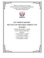 Report Practice of Industrial Robots and Sensor