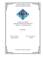 báo cáo khái niệm incoterms lịch sử hình thành incoterms giá trị của incoterms