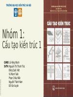 nhóm 1 cấu tạo kiến trúc 1