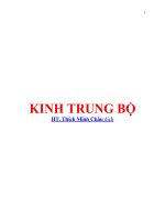 KINH TRUNG BỘ TẬP MỘT