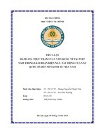 tiểu luận đánh giá thực trạng vay vốn quốc tế tại việt nam trong giai đoạn hiện nay tác động của vay quốc tế đến nền kinh tế việt nam