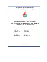 tiểu luận thực hành tài chính ngân hàng tiểu luận nghiên cứu thực trạng nguồn vốn và tài sản của ngân hàng thương mại cổ phần việt nam thịnh vượng