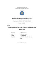 quản trị nhân lực tại công ty trách nhiệm hữu hạn hồng đào