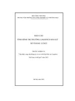 báo cáo tình hình thị trường logistics hoa kỳ số tháng 12 2023
