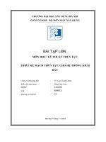 Bài Tập Lớn Thiết Kế Mạch Thủy Lực Cho Hệ Thống Kích Đẩy.pdf